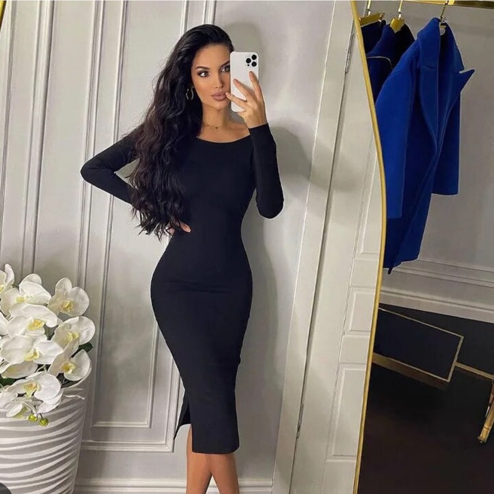 Halogen black midi - small